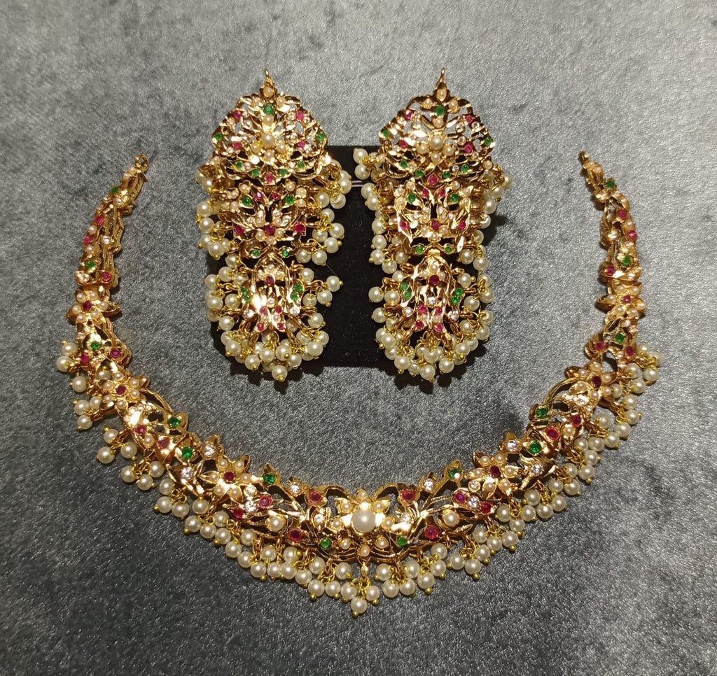 Gold Look Necklace Set