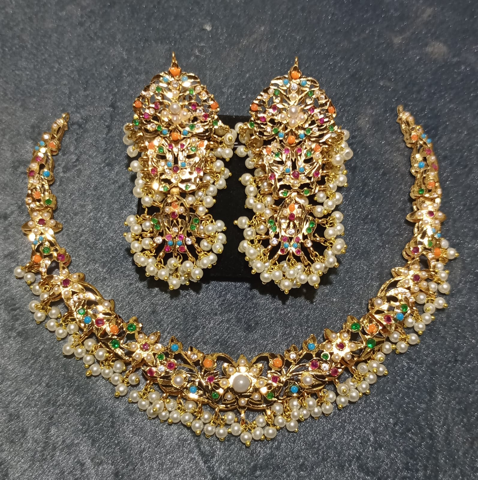 Gold Look Necklace Set