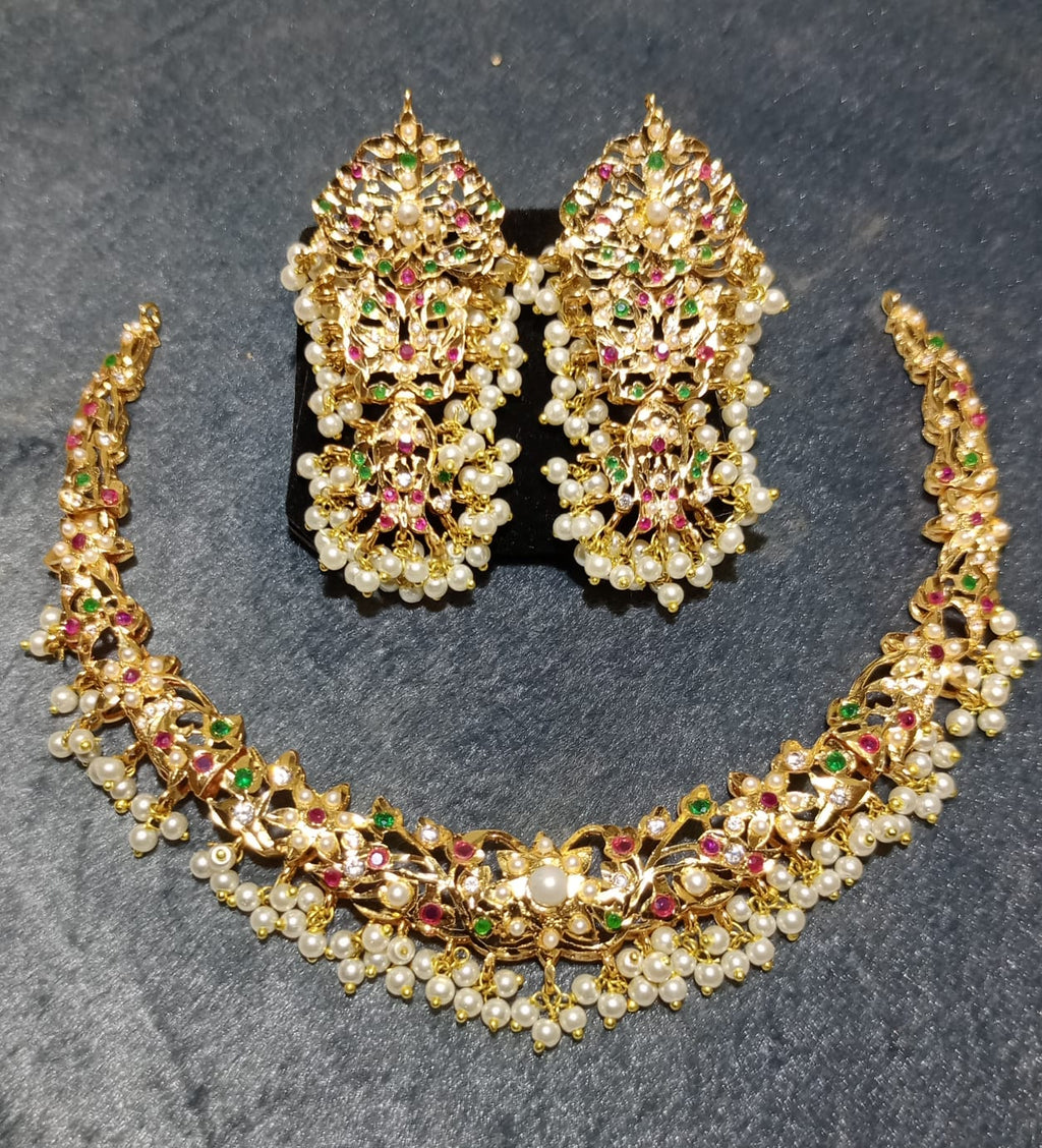 Gold Look Necklace Set