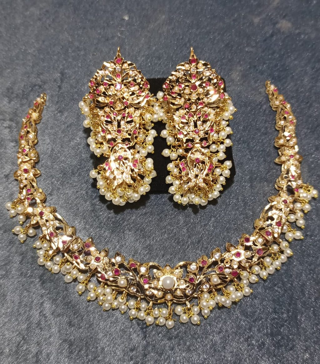 Gold Look Necklace Set